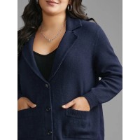 Supersoft Essentials Suit Collar Patch Pocket Cardigan