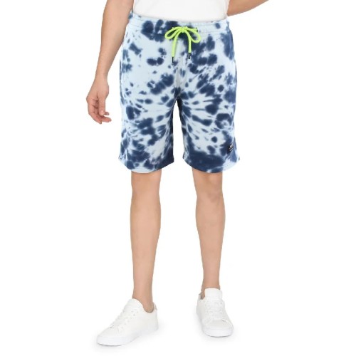 WeSC Mens Cotton Tie-Dye Casual Shorts