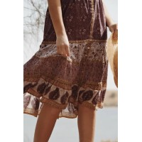 MARAIS SKIRT PLUM FLORAL