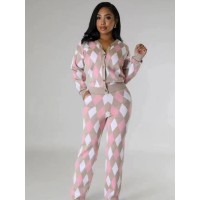 FZ Women's Knitted Sexy Sweater Pants Suit