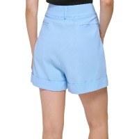 DKNY Womens High Rise Mini High-Waist Shorts