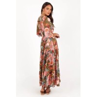 Kelda Dress - Green Multi