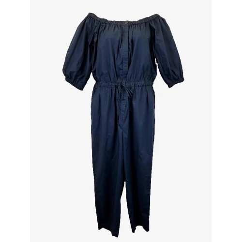 Commonry Navy Off The Shoulder Jumpsuit Size 16