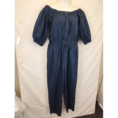 Commonry Navy Off The Shoulder Jumpsuit Size 16