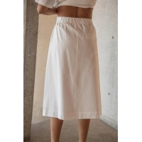 Mallory Textured Skirt in White