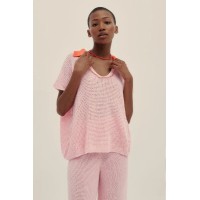 Lu Knit Pants Pink