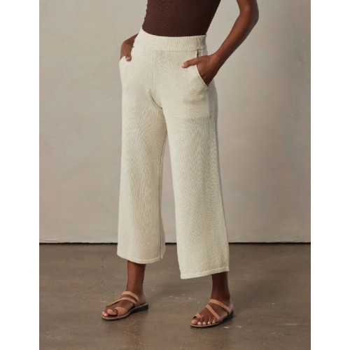 Wanderlust Knit Pant in Cream