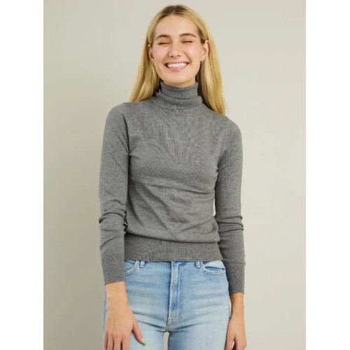 Blythe Turtleneck - Grey