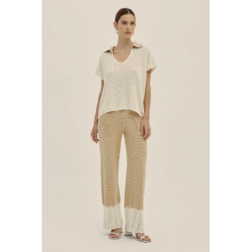 Lu Knit Pants Latte