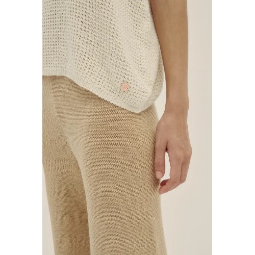 Lu Knit Pants Latte