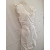 French Connection Linen Wrap Summer Playsuit Size 6