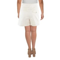 Lauren Ralph Lauren Womens Sateen Short Flat Front