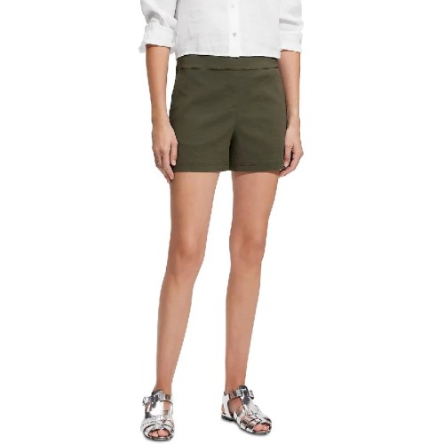 Theory Womens High Rise Solid Casual Shorts