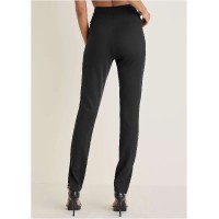 Smoothing Ponte Skinny Pants - Black