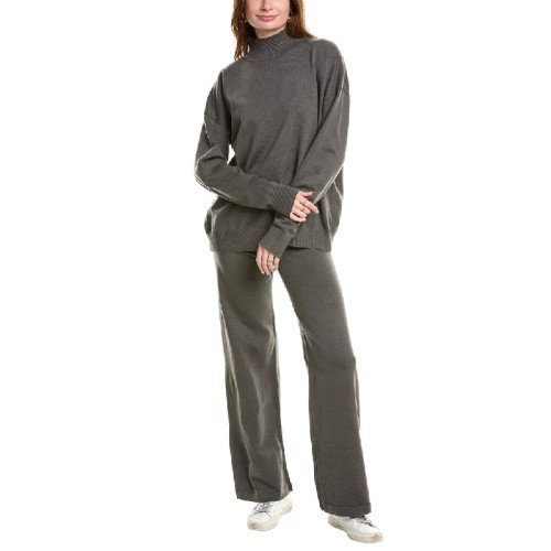 Beulah 3pc Cashmere-Blend Sweater & Pant Set