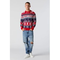 Merry Xmas Fairisle Jacquard Knit Christmas Sweater