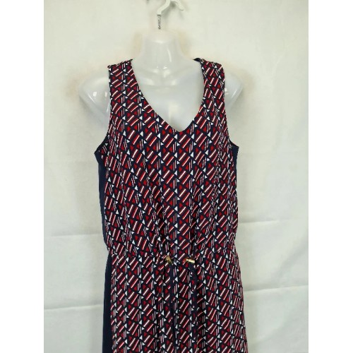 Tommy Hilfiger Classic Printed Drawstring Jumpsuit Size 8