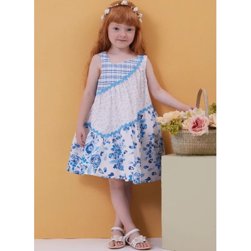 Butterick sewing pattern B6988 Children's Dresses