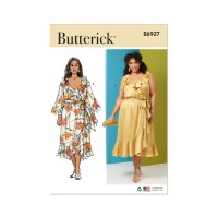 Butterick Sewing Pattern B6927 Women's Dress and Sash