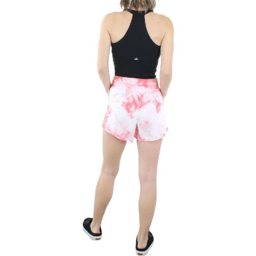 Splendid Womens Tie Dye Raw Hem Casual Shorts