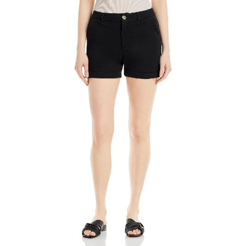 Three Dots Womens Samona Casual Rolled Hem Denim Shorts