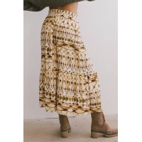 Chrissy Abstract Skirt