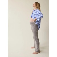 The Stay Cozy Maternity + Postpartum Sweater Pant Taupe