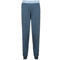 Claire Polka Dot Print Cotton Lounge Pants in Placid Blue - Tokyo Laundry