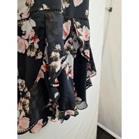 City Chic Classic Floral Frill Playsuit Size 18