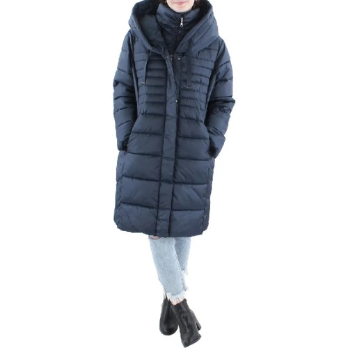 Tahari Womens Oversized Outerwear Puffer Jacket