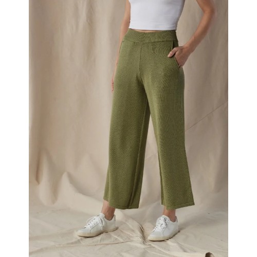 Wanderlust Knit Pant in Pine Needle