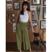 Wanderlust Knit Pant in Pine Needle