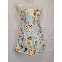 Blue Juice Bustier Floral Playsuit Size 10