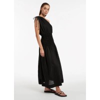 Jetset Shirred Dress - Black