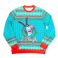 SpongeBob SquarePants Sleigh ugly Christmas sweater