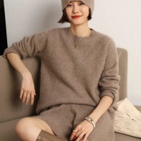 High-Quality Fashion Suit: 100% Cashmere Knitted Sweater & Short Pants Set|||SPECIFICATIONS