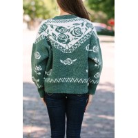 All Up To You Emerald Green Sweater