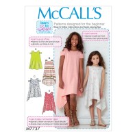 McCalls Child/Teen Dresses M7737