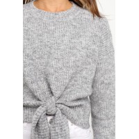 Captivate Knit Sweater - Grey