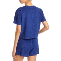 WAYF Womens Terry Cloth Short High-Waist Shorts