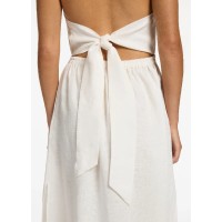 Jetset Halter Dress - Chalk