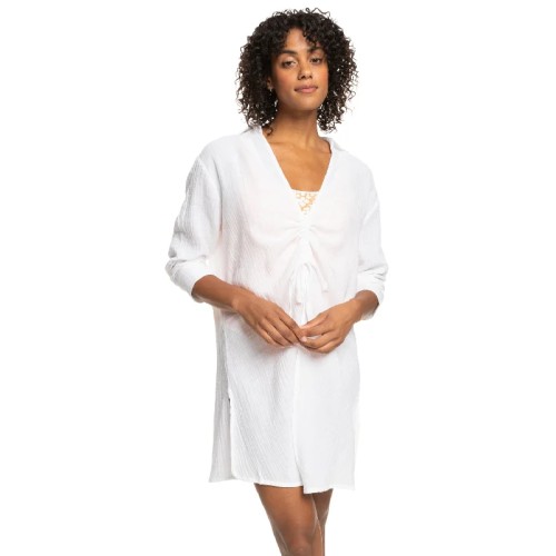 Sun And Limonade Beach Cover-Up Dress - Bright White