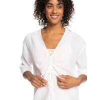 Sun And Limonade Beach Cover-Up Dress - Bright White