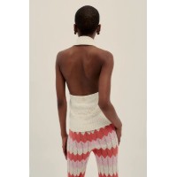 Fefe Knit Pants Coral