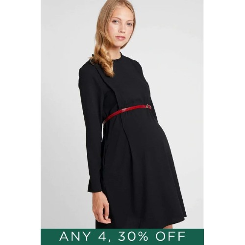 Corinna Nursing Dress Black