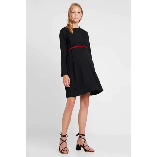 Corinna Nursing Dress Black