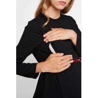 Corinna Nursing Dress Black