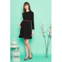 Corinna Nursing Dress Black