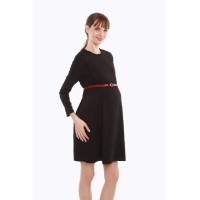 Corinna Nursing Dress Black