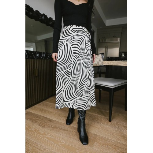 Lydia Abstract Skirt